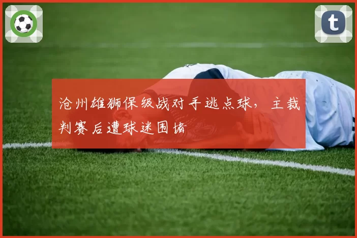 沧州雄狮保级战对手逃点球,主裁判赛后遭球迷围堵