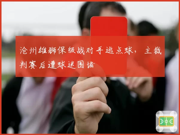 沧州雄狮保级战对手逃点球，主裁判赛后遭球迷围堵